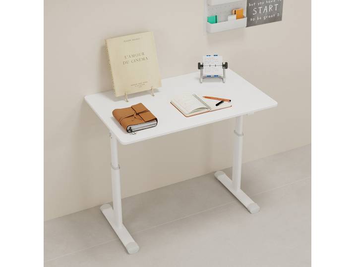 Bureau d'étude réglable pour enfants et adultes – Bureau de maison/bureau polyvalent réglable en hauteur, design compact