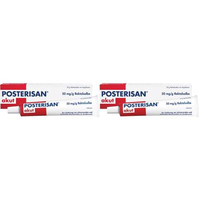 Posterisan akut 50 mg/g Rektalsalbe Doppelpack 2x50 g Salbe