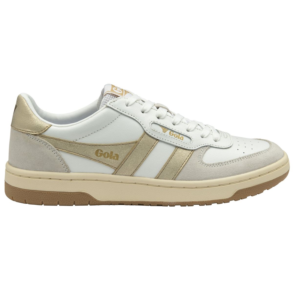 Gola Hawk Sneaker Women white/gold (HY) 40 CLB336-HY-40-whitegold
