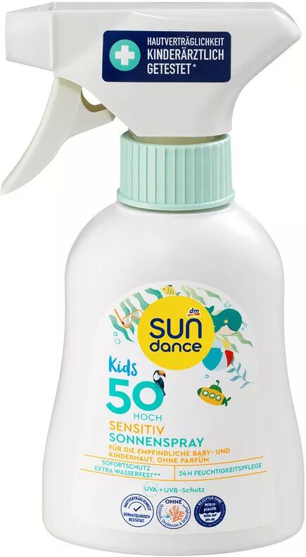 Sundance - Kids Sensitiv Sonnenspray LSF50, 200 ml