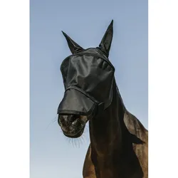 Equithéme Fliegenmaske Protec schwarz, Größe: L