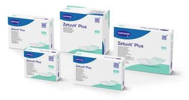 6x Hartmann Zetuvit Plus 10x10cm P20 | Packung (20 Stück)