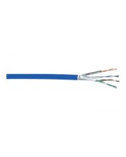 ASSMANN DIGITUS Netzwerk-Kabel Cat-6A 100m U-FTP Verlege-Kabel Simplex Eca LSZH-1 500 MHz AWG 23/1 Kupfer Blau (DK-1623-A-VH-1)
