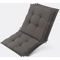 NIEDERLEHNERAUFLAGE Sun-NL 105x50x8cm Taupe (4tlg)
