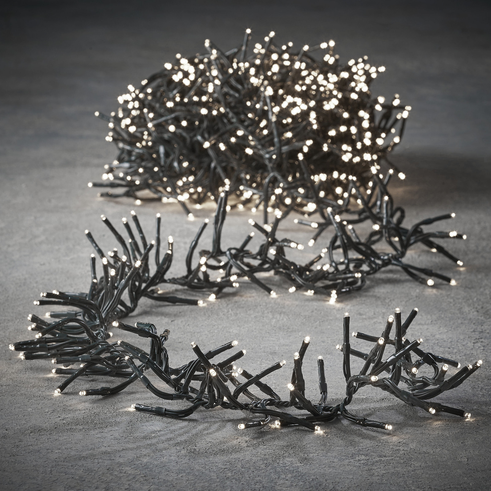Luca Lighting Cluster lichtketting met 1512 LED-lampjes - 9,7 meter - Klassiek wit