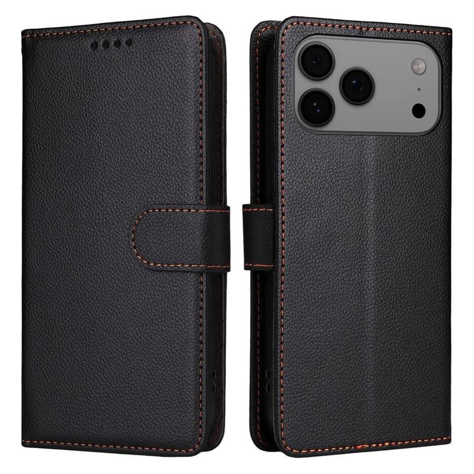 Cover-Discount Lederoptik-Hülle mit strukturierter Oberfläche (Apple iPhone 17 Pro Max, Apple iPhone 18 Pro Max) (61210632)