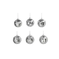 Anhänger Discokugeln   ¦ silber ¦ Kunststoff Ø: 6.0