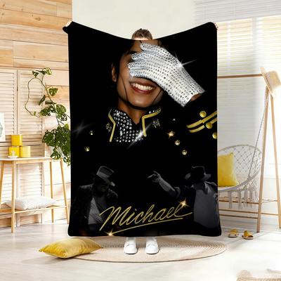 Shop Station Michael Jackson Blanket Soft Flannel Throw Blanket Lightweight Summer Fleece For Home & Travel d 29.53 39.37 In