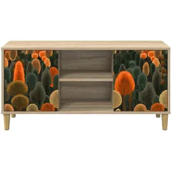 vidaXL, TV Möbel, Damisberg (Waldmuster) (33 x 102 x 50 cm)