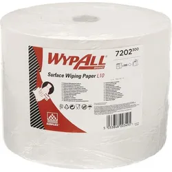 Wypall Putztuch  L10 EXTRA 7202 L.ca.380 mmxB.ca.235mm weiß 1-lag.,perforiert