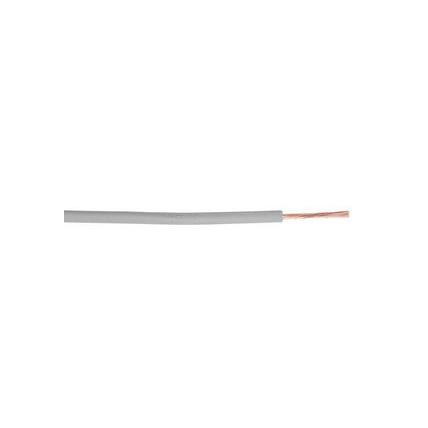 RS PRO Einzeladerleitung / 0,75 mm², 18 AWG Kupfer, Grau PVC isoliert, 100m (100 m) (2010575)