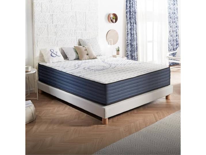 Naturalex - Perfect Dream - Matratze 140x200 cm - Höhe 32 cm Kaltschaummatratze - Härtegrad H3/H4 - Öko-Tex Zertifiziert - Latex Blue 7 Zonen Matratze - Made in EU