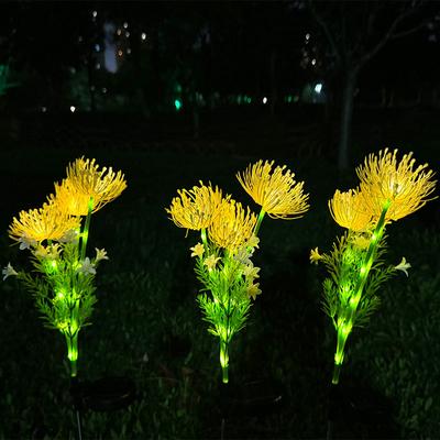 Rare Purchases Shore Flowers Solar Lights, Outdoor Garden Decoration, Lawn Courtyard Lighting yellow