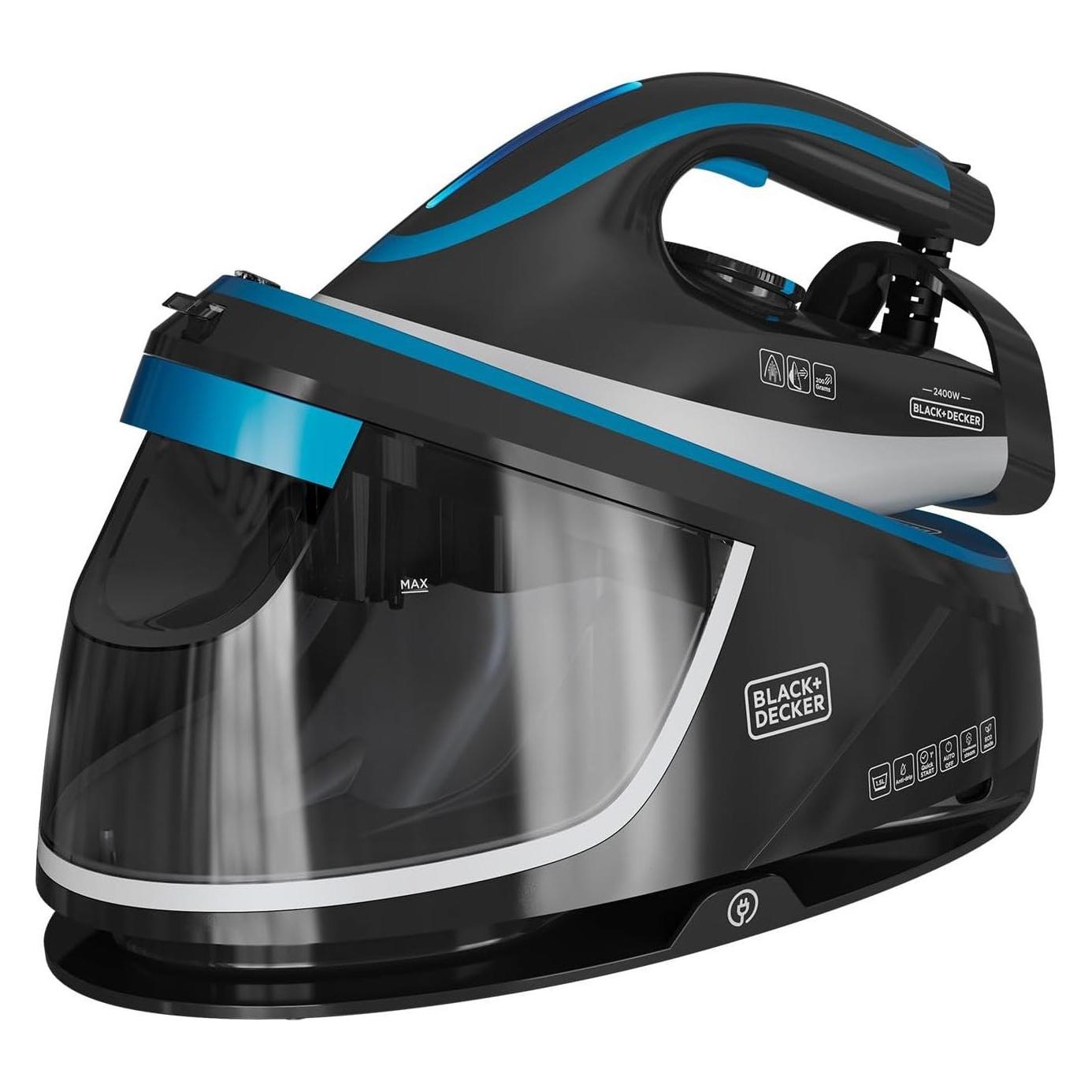 Black & Decker Black+Decker Dampfgenerator BXSS2401E (2400W) (2400 W, 200 g/min) (ES9180260B)