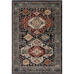 Hochflorteppich Berber Blau 160 x 230 cm - GLAZERT   Kadima Design