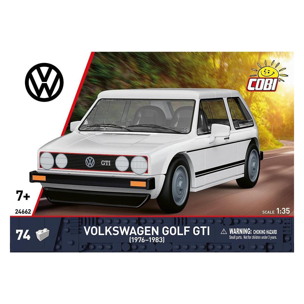 Cobi Volkswagen Golf GTI (1976-1983) Bausteinmodell 1:35 weiss (419161)