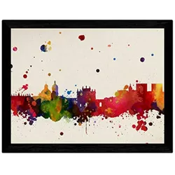 POSTER Stadt Granada A3 Rahmenlos