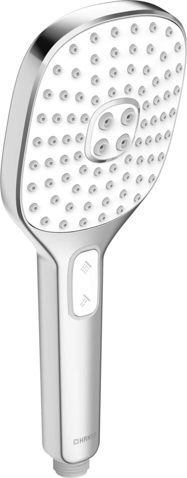 Hansa Handdouche Hansaactivejet Style 8433 0200, wit/chroom, 3 straalpatronen