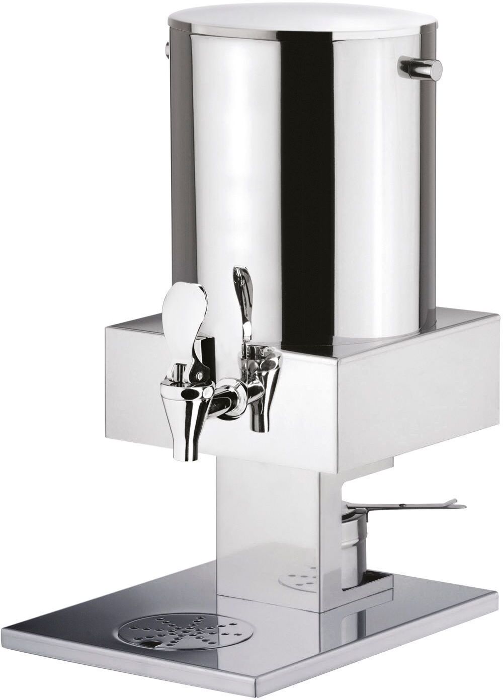 Abert Distributore Dispenser Caffè Inox 18/10 con Rubinetto in Metallo 10 L Square
