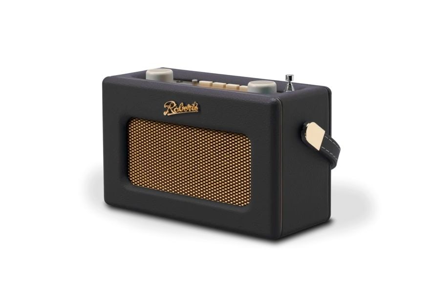 Roberts Radio Revival Uno BT Bluetooth DAB, DAB+, FM Radio Tragbar (Schwarz) REV-UNOBTBKE