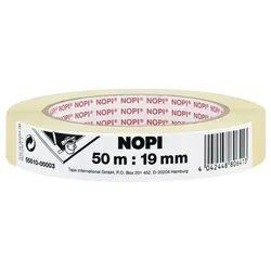 Nopi Kreppband NOPI 55510 Chamois 19 mm (B) x 50 m (L) Krepppapier