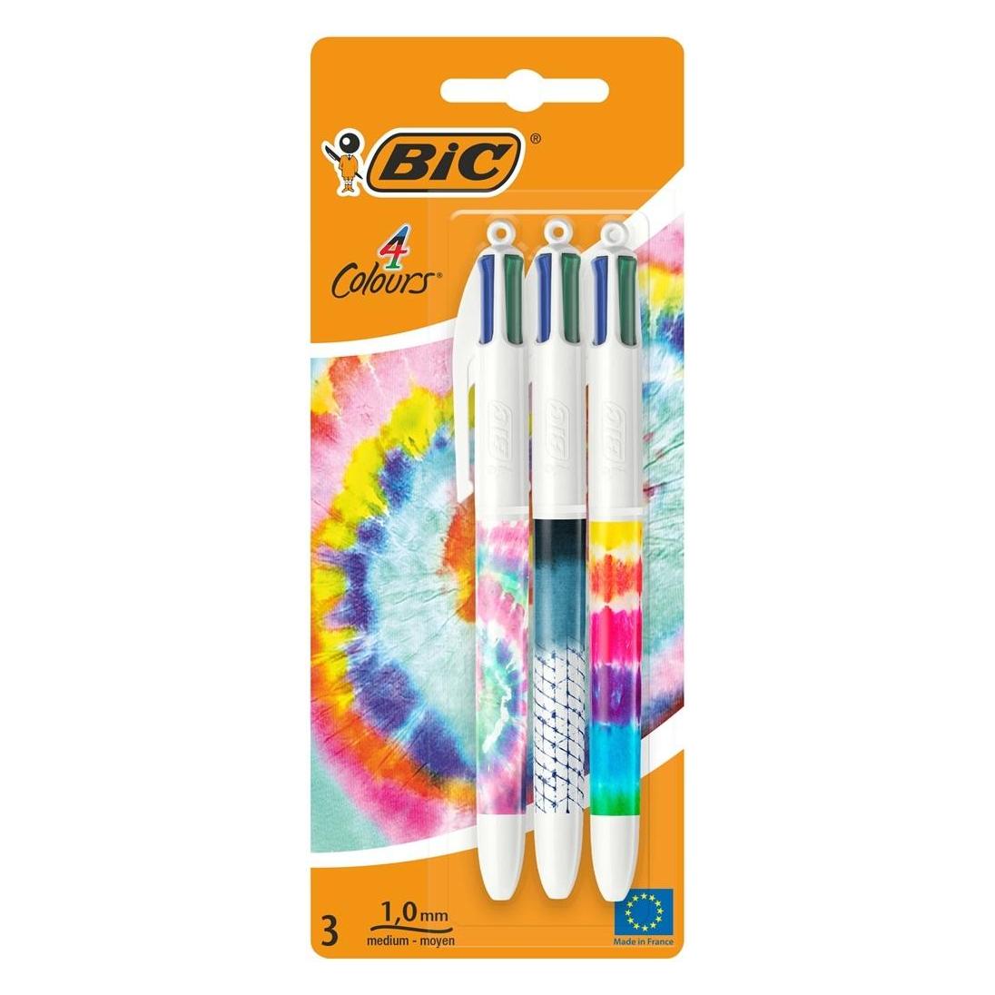 Bic 4 Farben Message Tie Dye Stift 3 Stück (3x) (482908)
