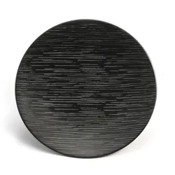 MEDARD DE NOBLAT Magma Schwarz - Set mit 6 Desserttellern