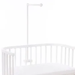 babybay Mobilehalterung Holz Weiß