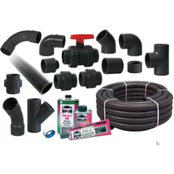 PVC Verrohrungsset XXL 50 mm,Verrohrungsset groß