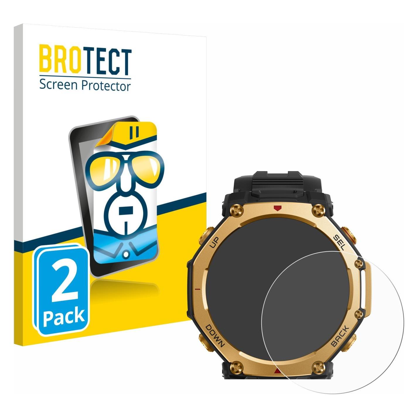 Brotect Schutzfolie für Huami Amazfit T-Rex 3 Pro (48 mm) Displayschutz Displayschutzfolie Folie Klar (1860462)