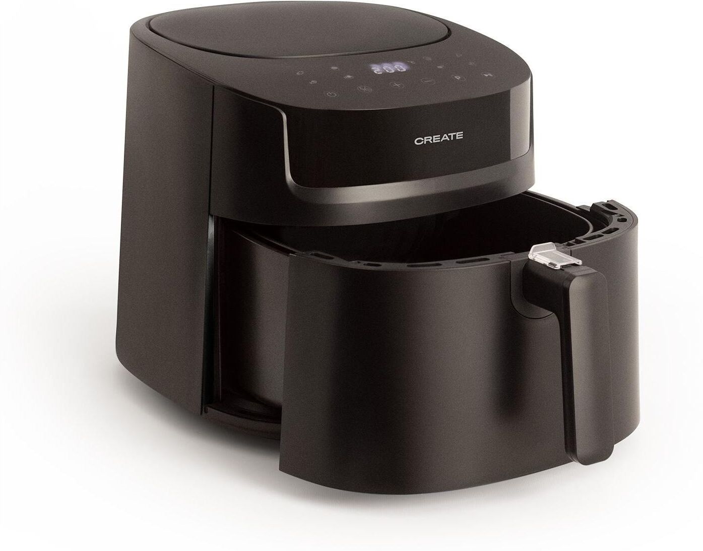 Heissluftfritteuse "Create Air Pro Large", schwarz, B:35,4cm H:35,1cm, Fritteusen, Heissluftfritteuse schwarz Einheitsgröße