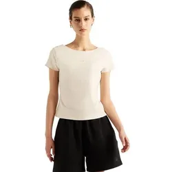 NEW BALANCE Damen Shirt Open-Back Fitted T-Shirt, Größe XS in Schwarz 622