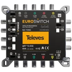 Televes Multischalter 5 in 6 Guß MSE56NCQ