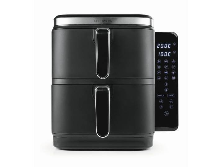 Heißluftfritteuse Kochwerk Schwarz max. 2800 Watt
