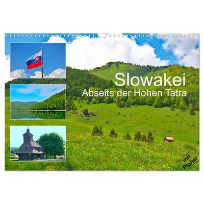 Slowakei - Abseits der Hohen Tatra (Wandkalender 2026 DIN A3 quer), CALVENDO Monatskalender