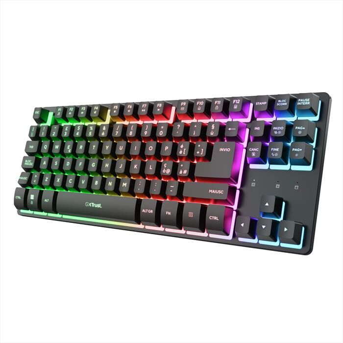 Trust Tastiera E Mouse Tkl Wireless Gxt832 Thado-black/rgb