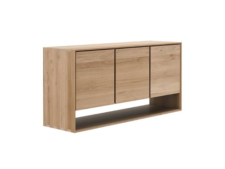 ETHNICRAFT buffet NORDIC avec 3 portes (Naturel - chêne)