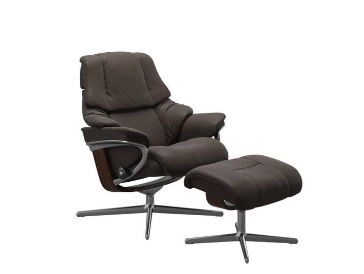 Stressless Relaxsesselset, Braun, Dunkelbraun, Holz, Metall, Leder, Echtleder, Rindleder, Buche, Schichtholz, 83x100x76 cm, erweiterbar (Typenauswahl), Lederauswahl, Stoffauswahl, Relaxfunktion, Wohnzimmer, Sessel, Relaxsessel