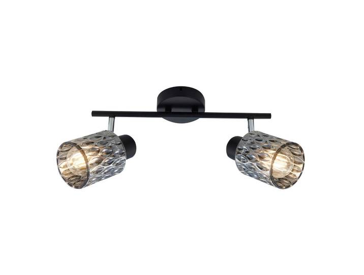 Strahler Bill, Schwarz, Metall, Glas, 9x19x50 cm, RoHS, Europäischer Sicherheitsstandard, einfach zu transportieren, Lampen & Leuchten, Innenbeleuchtung, Spots & Strahler, Deckenspots