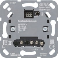 Relaisschalteinsatz System 3000, Schalten von Beleuchtungen und einphasigen Motoren Retail