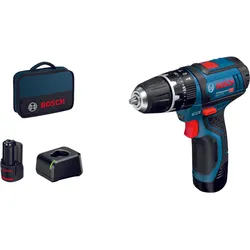 BOSCH Professional Akku-Schlagbohrschrauber-Set GSB 12V-15