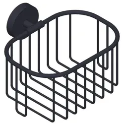Giese Gifix Uno Duschkorb 33019-14 schwarz matt
