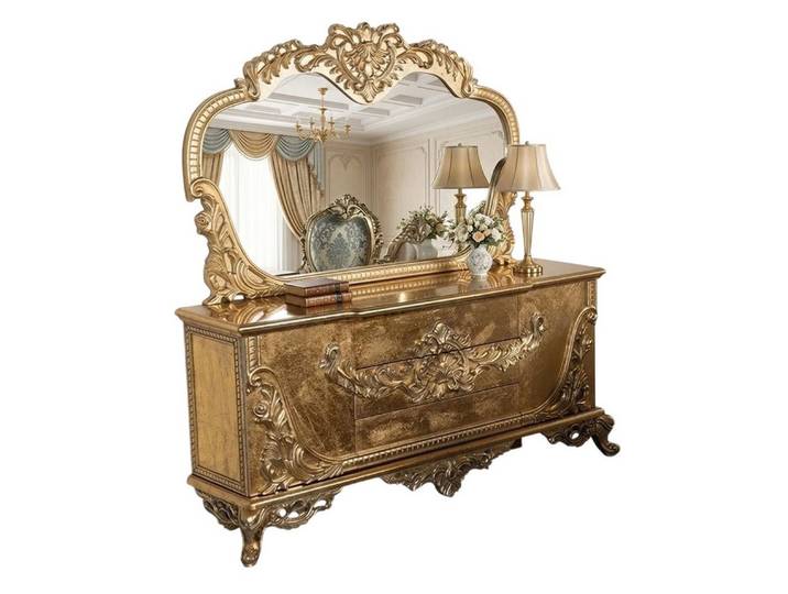 Xlmoebel Sideboard Elegantes Sideboard mit Spiegel für stilvolles Wohnen (Sideboard, 1 St., Sideboard mit Spiegel), Made in Europa