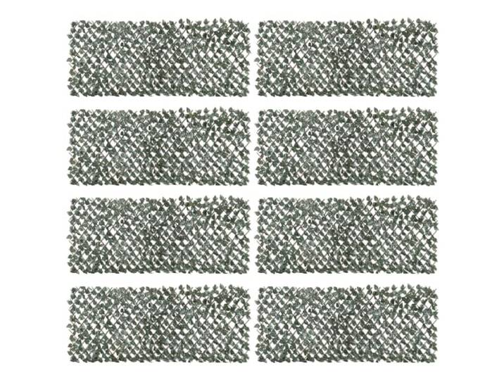 Outsunny 8 Stück künstliches Pflanzenwand Hecke UV-Schutz Sichtschutz Rhododendronblätter Design 200 X 100 Heckenpflanze für Garten Outdoor Dekor