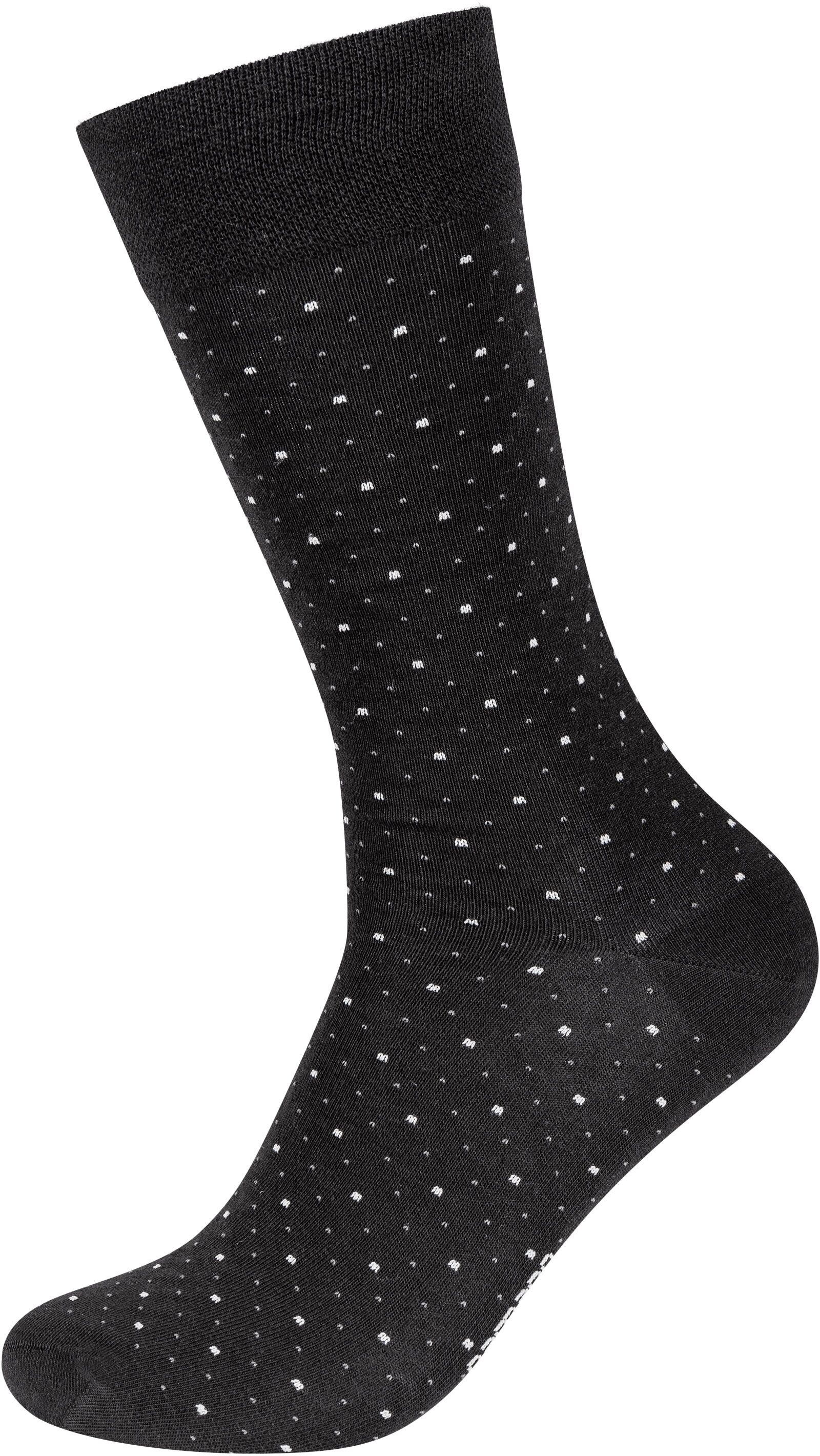Businesssocken CAMANO "Socken und Boxershorts Geschenkset comfort", Herren, Gr. L, grau (castlerock), Baumwolle, Elasthan, unifarben, Socken Businesssocken, mit elastischem Bund castlerock L