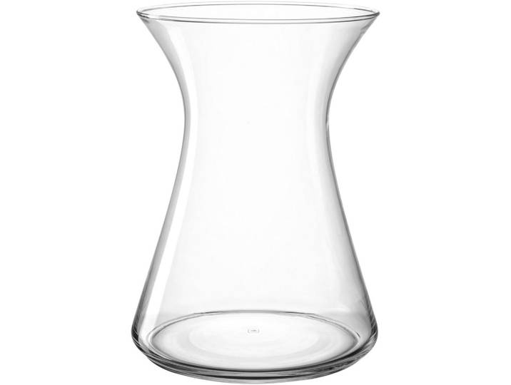 Leonardo Vase Gia, Transparent, Glas, 22x30x22 cm, handgemacht, Dekoration, Vasen, Glasvasen