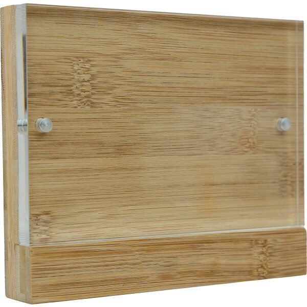 Peleman Akryl/bambus Display   Magnetisk   10x15 Cm