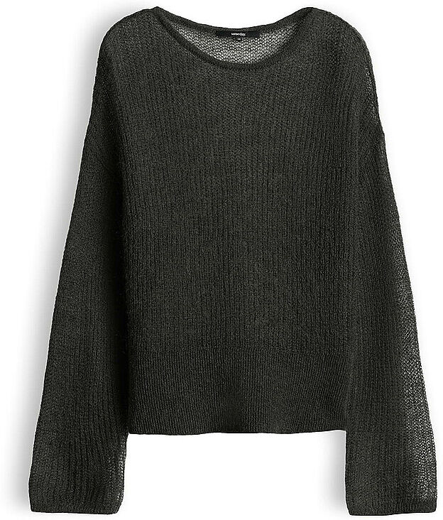 SOMEDAY Pullover TIVORA dunkelgrün   42 42