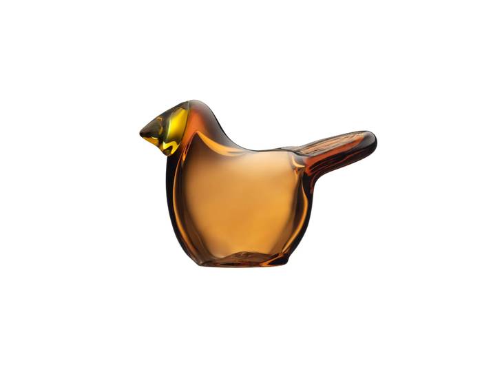 Iittala Birds by Toikka Fliegenschnäpper Kupfer-Zitrone