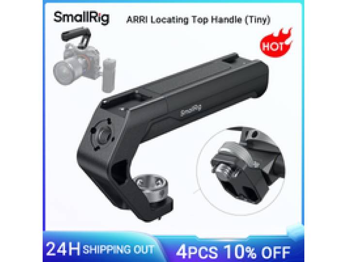 SmallRig Universele ARRI Lokaliseren Top Handvat (Tiny), lichtgewicht grip met Cold Shoe voor DSLR voor SONY voor Nikon Camera Cage 4757